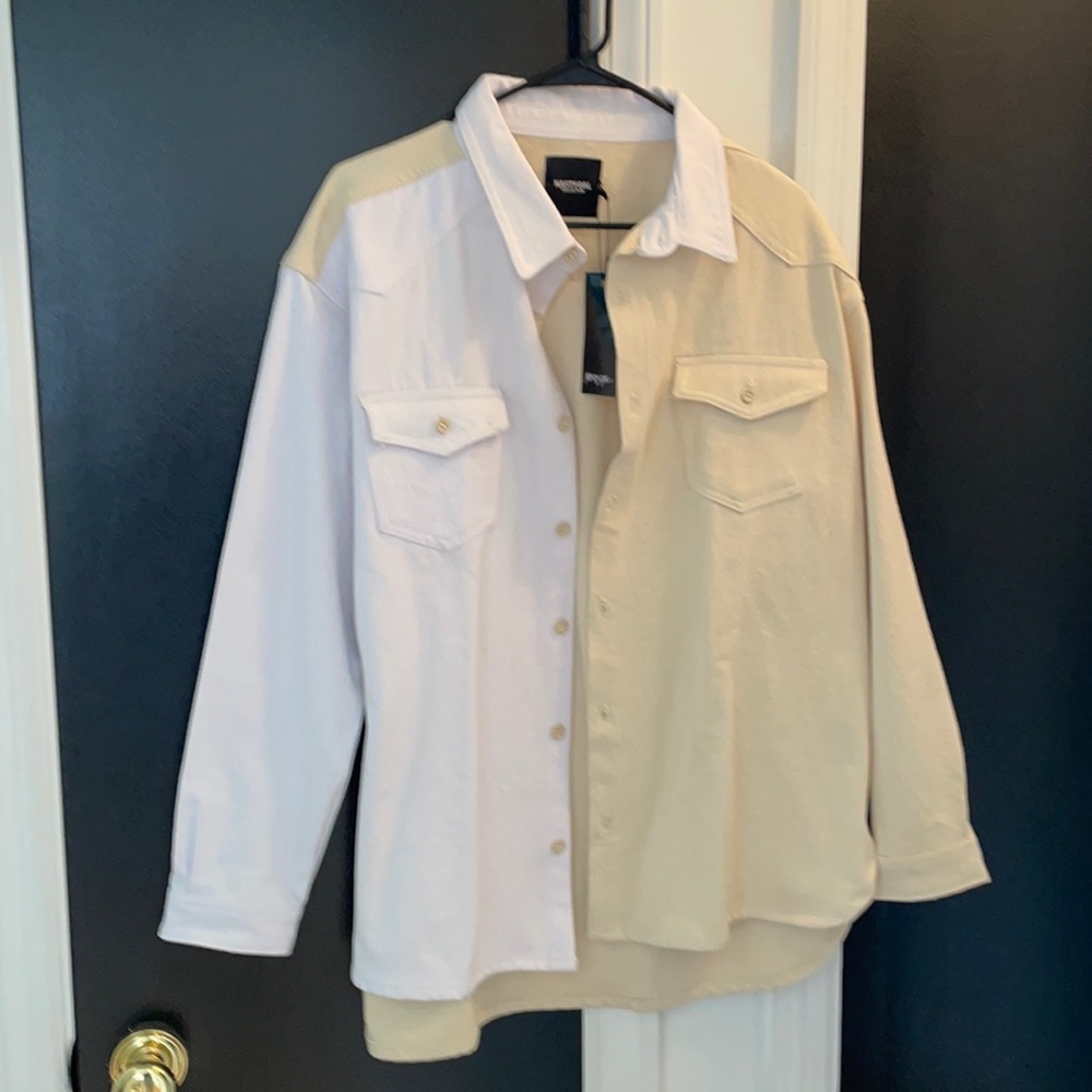 NWT Oversized Denim Shacket